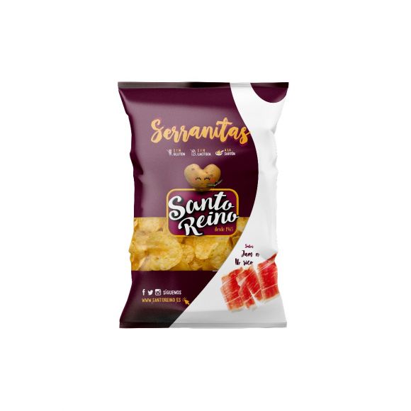 PATATAS FRITAS SERRANITAS 12 BOLSAS DE 125G