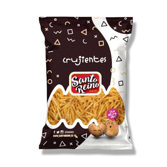 PATATAS A LA PAJA ACEITE DE OLIVA CAJA 7 BOLSAS DE 90G